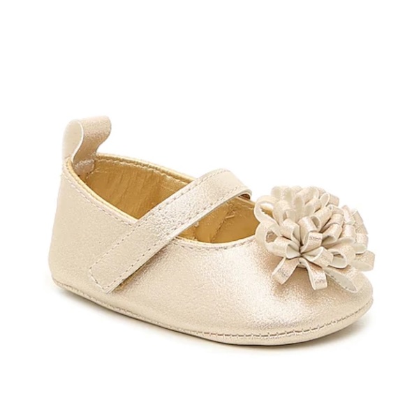 Laura Ashley Other - Laura Ashley Gold Metallic Mary Jane Flat